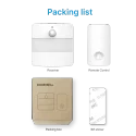 Wireless doorbell with motion night light, RL 3885FP, Kinetic Energy Motion Sensing Memory Function_m6