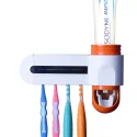 JP-302 UV Toothbrush Sanitizer- UV Light Toothbrush Sterilizer Cleaner Toothpaste Dispenser Wall Mounted