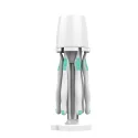 JP-306 Stand Toothbrush UV Sterilizing Holder- 6pcs Toothbrush Blow Drying Fun Dryer Cordless Bathroom Holder