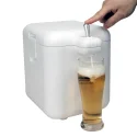 JP-B66 Ultrasonic Wave 6 Bottles Beer Dispenser- Lagrge Capacity Ice Pack Beer Foam Maker