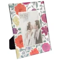 Mirrored Floral Glass Photo Frame-PF004