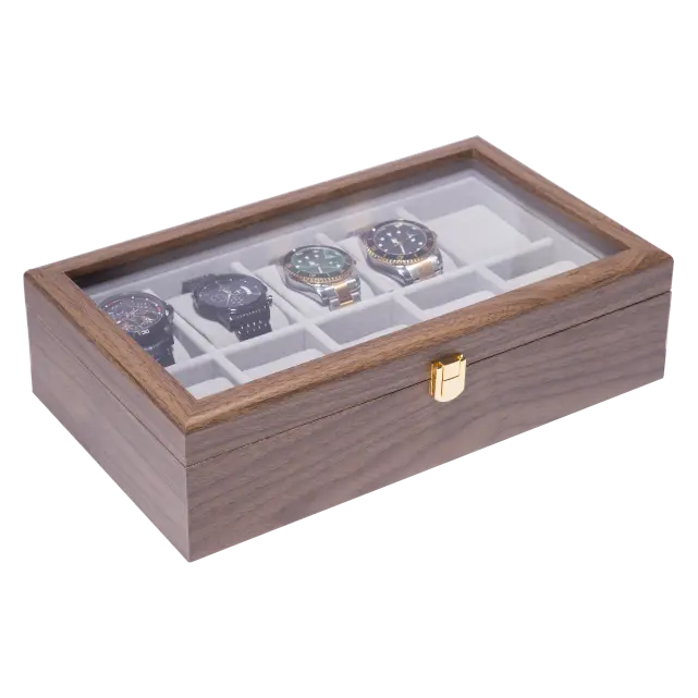 12 Slots Wooden Display Watch Box-WB001(4)