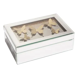 Enhance Your Style with our Glass Mirror Jewelry Box