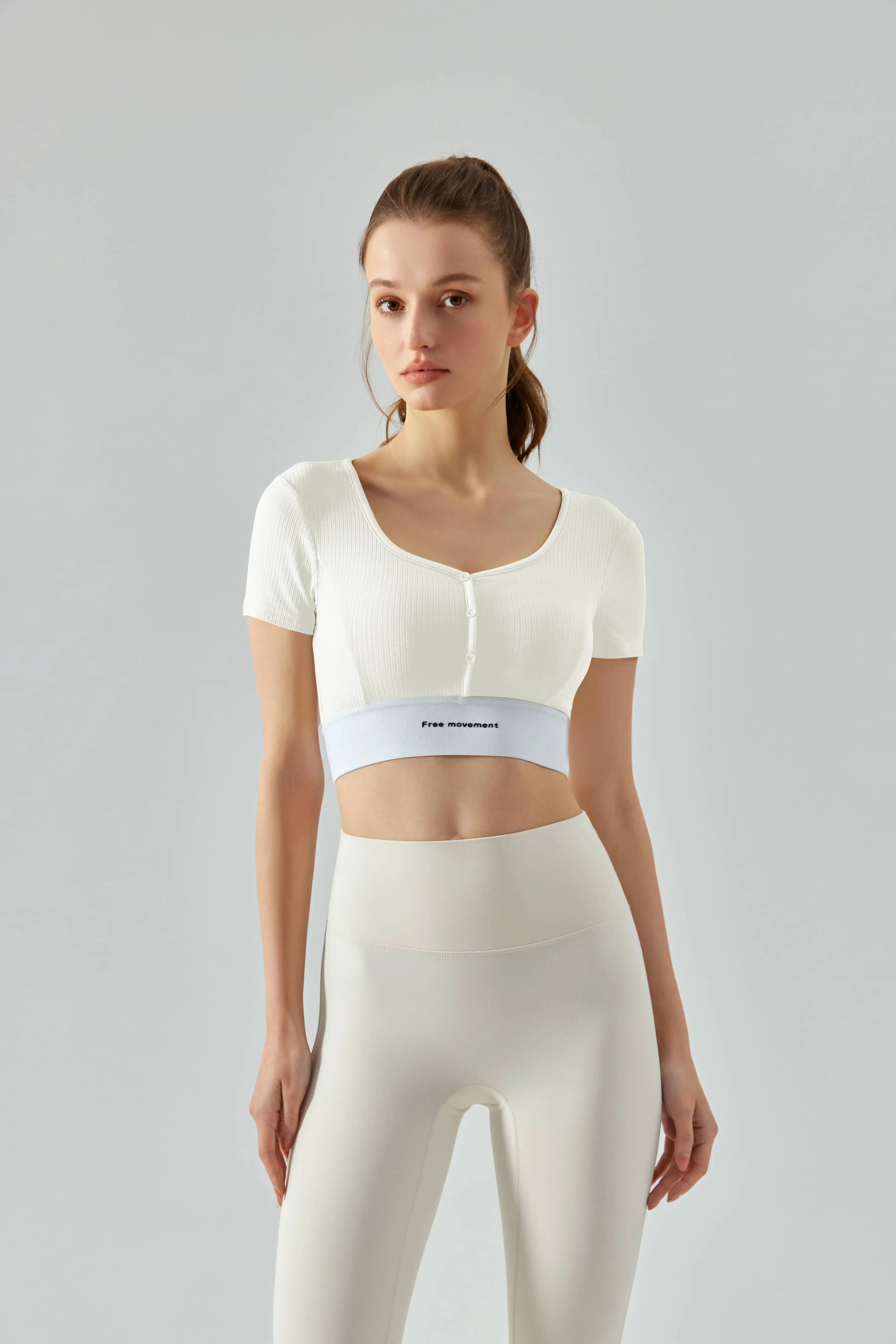 Loose yoga clothes for fitness sport shirt women blouse O-neck workout –  Sarah Jones1