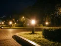 Courtyard outdoor lighting