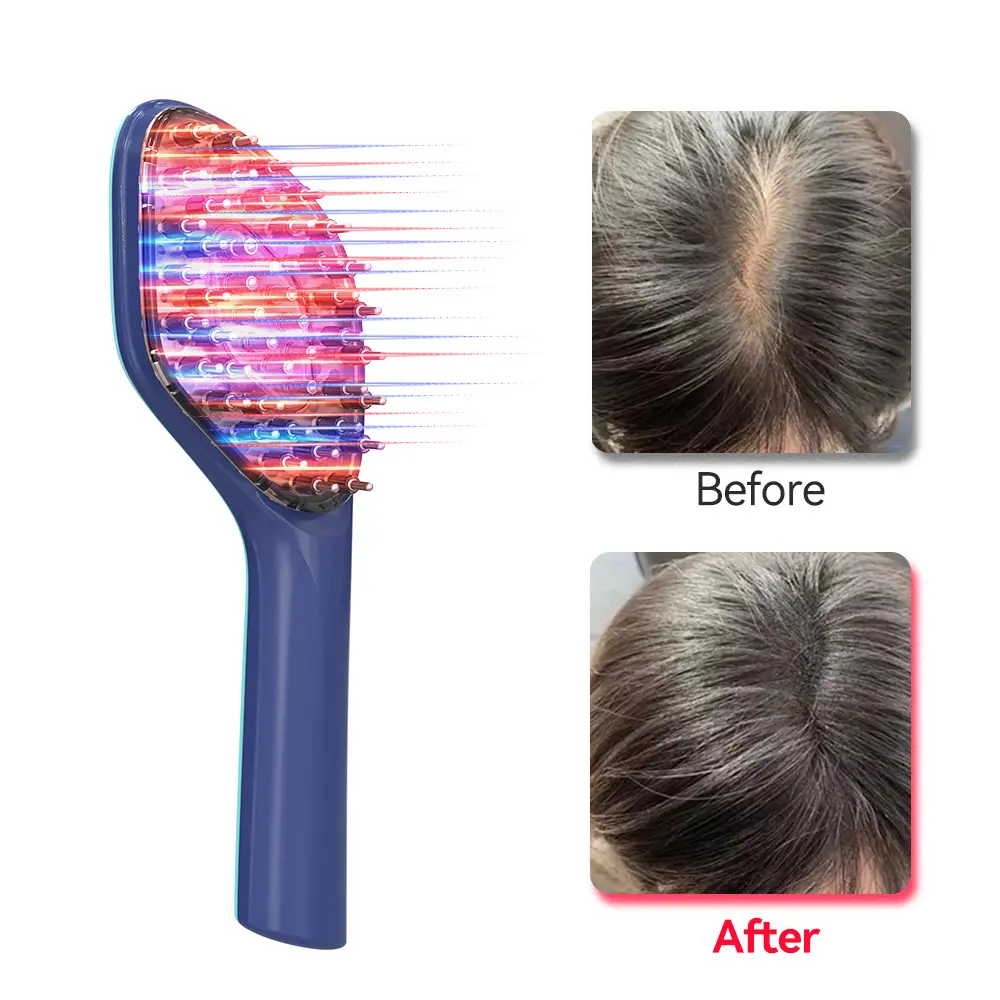 LED Light hair growth comb