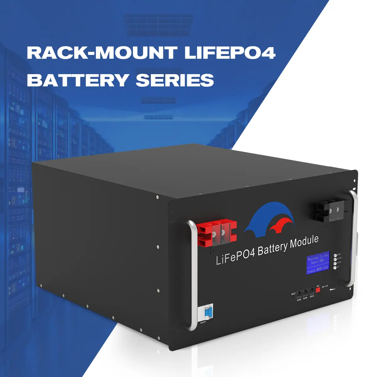 51.2V 100AH Rack Mount LiFePO4 Battery