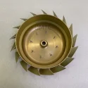CNC machining Aluminum 6061 T6 part finished with gold conduction oxidation for aerospace