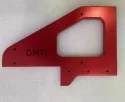 CNC machining aluminum 6061 T6 anodized red parts for Auto