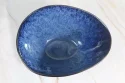 Blue reactive glaze tableware set