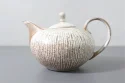 Tea pot in reactive glaze