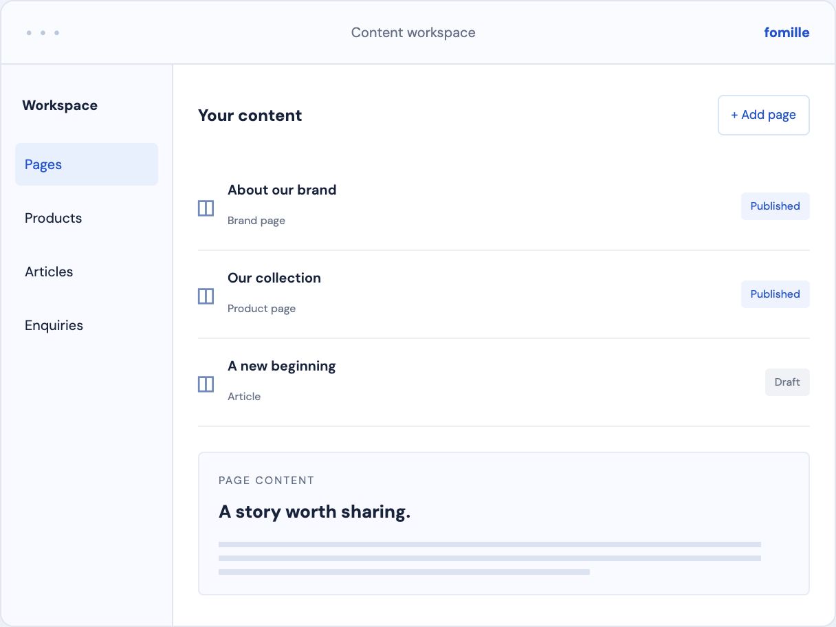 Fresh content. Without the friction.